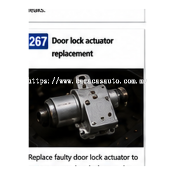 Door Lock Actuator Replacement