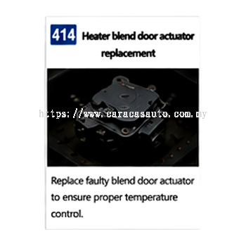 Heater Blend Door Actuator Replacement