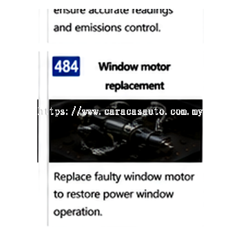 Window Motor Replacement