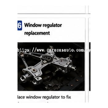 Window Regulator Replacement