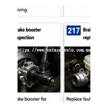 Brake Booster Inspection