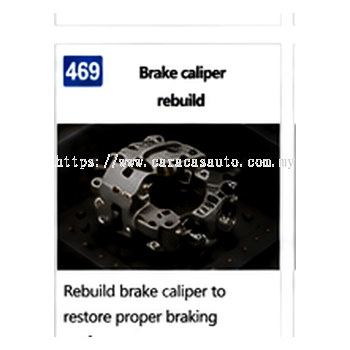 Brake Caliper Rebuild
