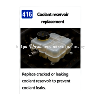 Coolant Reservoir Replacement