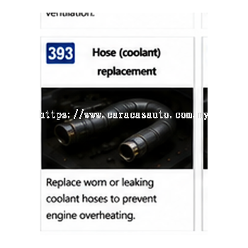 Hose Coolant Replacement