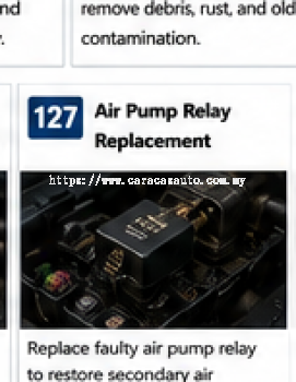 Air Pump Relay Replacement