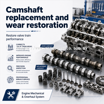 Camshaft Replacement And Wear Restoration