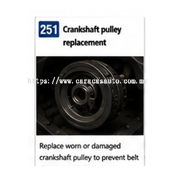 Crankshaft Pulley Replacement