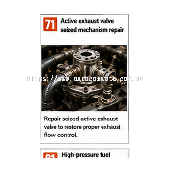 Active Exhaust Valve Seized Mechanism Repair