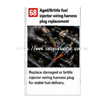 Aged Brittle Fuel Injector Wiring Harness Plug Replacement