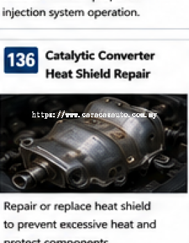 Catalytic Converter Heat Shield Repair