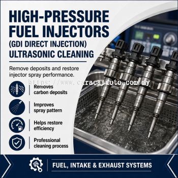 High Pressure Fuel Injectors GDI Direct Injection Ultrasonic Cleaning
