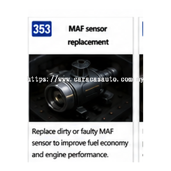 MAF Sensor Replacement