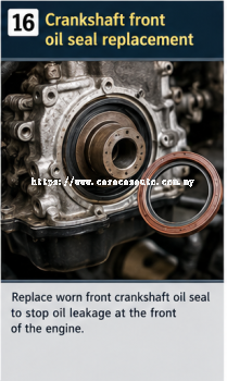 Crankshaft Front Oil Seal Replacement