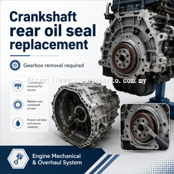 Crankshaft Rear Oil Seal Replacement 2