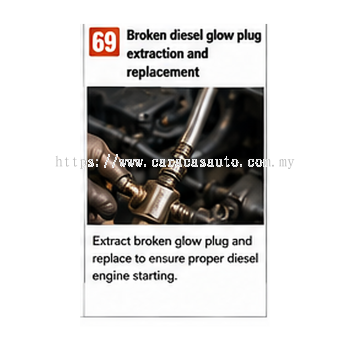 Broken Diesel Glow Plug Extraction And Replacement