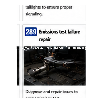 Emissions Test Failure Repair
