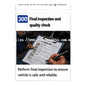 Final Inspection And Quality Check