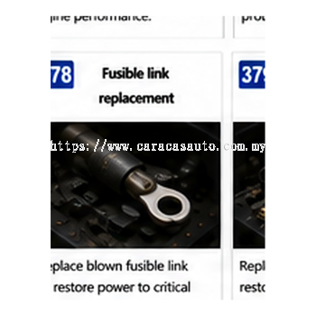 Fusible Link Replacement