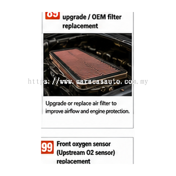 High Flow Air Filter Upgrade Oem Filter Replacement