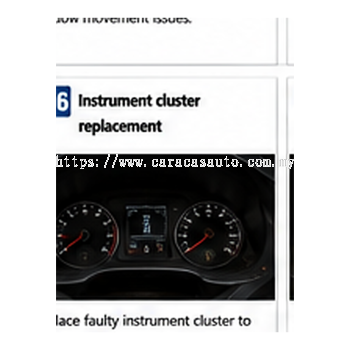 Instrument Cluster Replacement