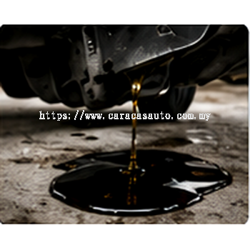 Engine oil leaking
