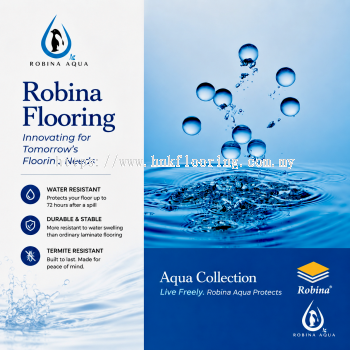 ROBINA AQUA FLOORING Waterproof Flooring 8MM AC4