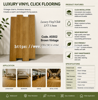 LUMICORE VINYL CLICK 5.5MM CODE AS502
