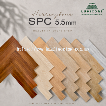 SPC HERRINGBONE 5.5MM COLLECTION
