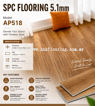 SPC FLOORING 5.1MM COLLECTION