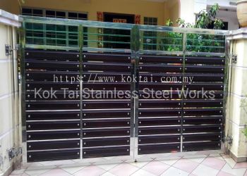 Kok Tai Stainless Steel 304 Door with Glass & High Quality Plank