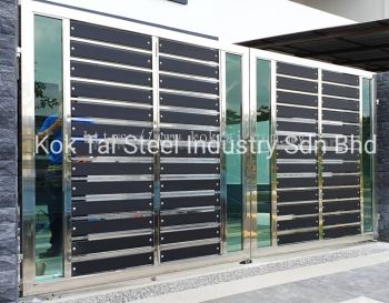 Kok Tai Stainless Steel 304 Glass Door