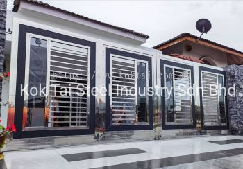 Stainless Steel 304 Door Rustproof Door with Glass