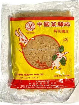 兔仔菜脯碎咸L.MASIN HANCUR 150G[12PKT/BAG][10BAG/CTN]