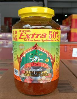 [斋]白鸽冬炎酱PEACE SB TOMYAM VEG 454G[24BTL/CTN]