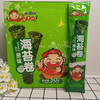 ���ƹ� ��̦��WUZHANGGUI SEAWEED ROLL 2.5G[20PACK/BOX][12BOX/CTN]