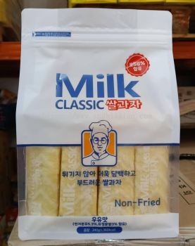 [HALAL]MILK CLASSIC RICE CRACKER 240G[16PACK/CTN]