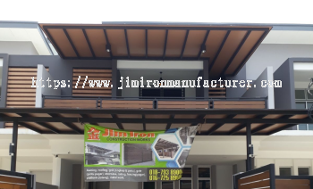 Brown Colour Aluminium Composite Panels Roofing