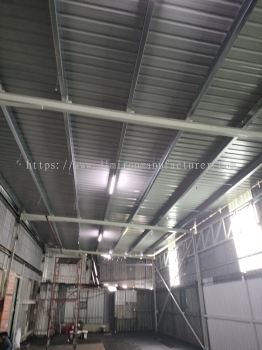 Store Metal Deck Roofing Extension Johor 