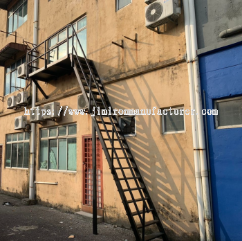 Platform Staircase with Railing