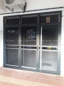 Expanded Design Metal Swing Doors