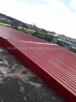 Metal Deck Roofing - On Shoplot Top