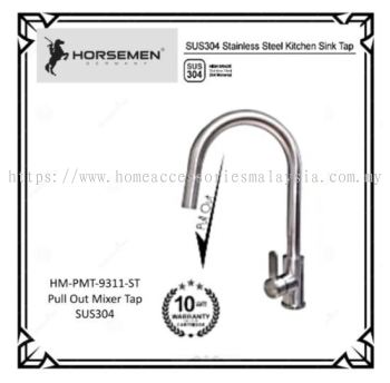 Horsemen HM-PMT-9311-ST SUS304 Pull Out Pillar Tap