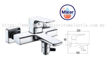 Exposed Bath Shower With Tap - Mixer