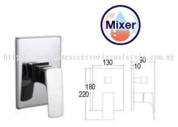 Concealed Bath Shower - Mixer ( Codename : SWP-B-2726 )