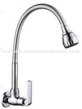 Flexible Hose Kitchen Wall Sink Tap ( Codename : SWP-BR-3373 )