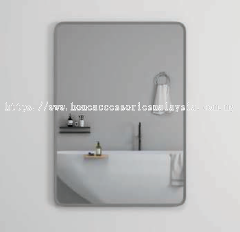 Gun Metal Square Frame Mirror ( Codename : SWMR-4060-GM )