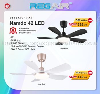 Regair Ceiling Fan Namdo 42 LED