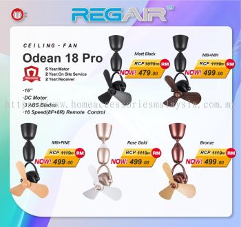 REGAIR Ceiling Fan Odean 18