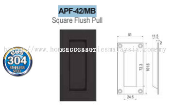 Square  Flush Pull APF-42/MB
