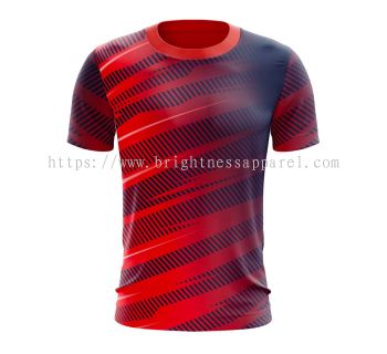 Brightness Apparel Sublimation Custom Sport Team T-shirt Jersey (Microfiber)